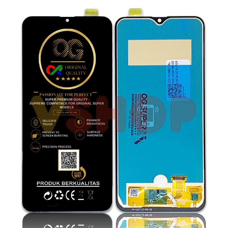 LCD SAMSUNG A20 - A205 A205F LCD TOUCHSCREEN FULLSET