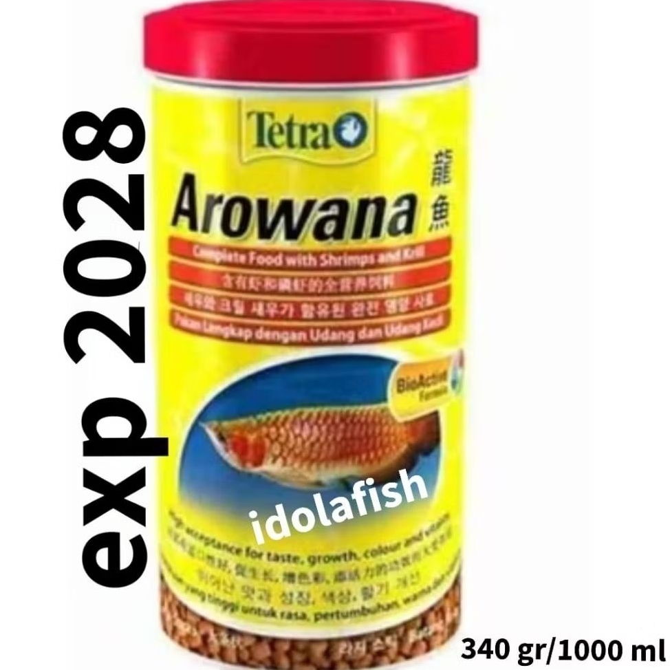 Tetra Arowana 340 gr / pelet ikan arowana / pakan arowana