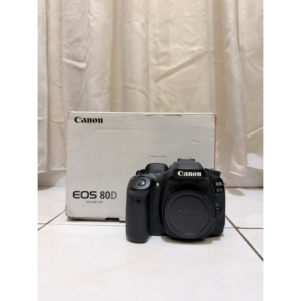 Kamera Canon EOS 80D Mulus Fullset Box 80 D EF DSLR