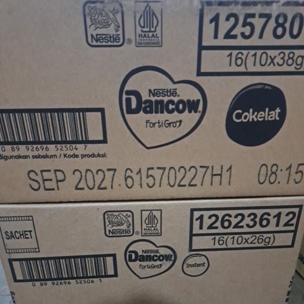 Dancow sachet 1dus isi 16 renceng (10x38gr)