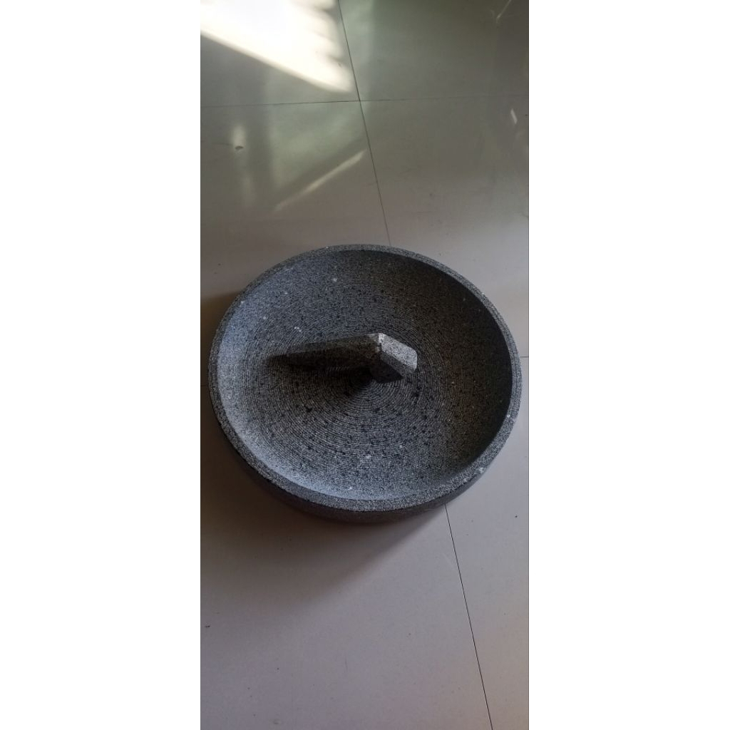 Cobek Batu ukuran Jumbo 40cm