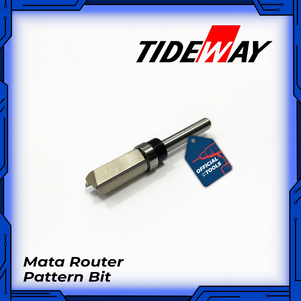 Mata Router Pattern Bit Tideway ¼” Shank 6mm LC01130804