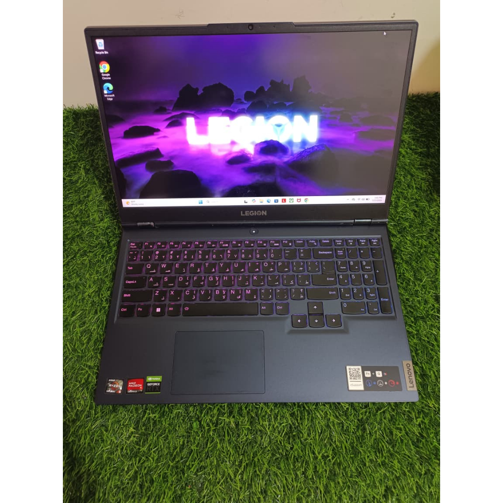 Lenovo legion 5 Proc amd ryzen 5 5600H Ram 16 gb Ssd 512  Rtx 3050 4 gb stok terbatas