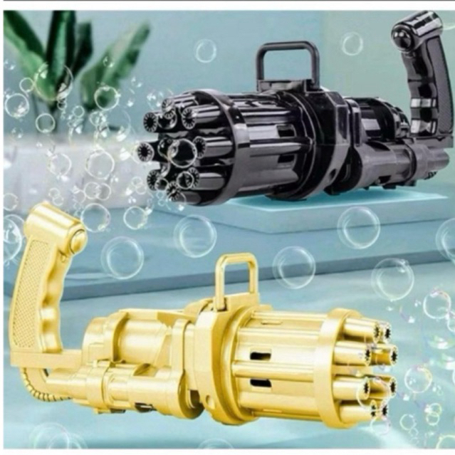 Mainan bubble gatling gun FU-1145 / bubble blower machine / mainan mesin