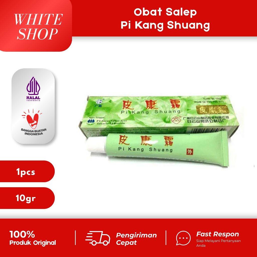 Salep Gatal Pi KangShuang 10g - Mengatasi Gatal dan Infeksi Kulit