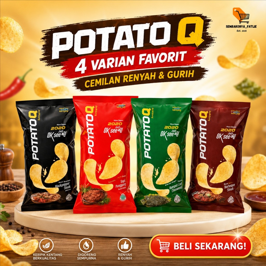 POTATO Q CHIPS / SNACK / 1 PCS