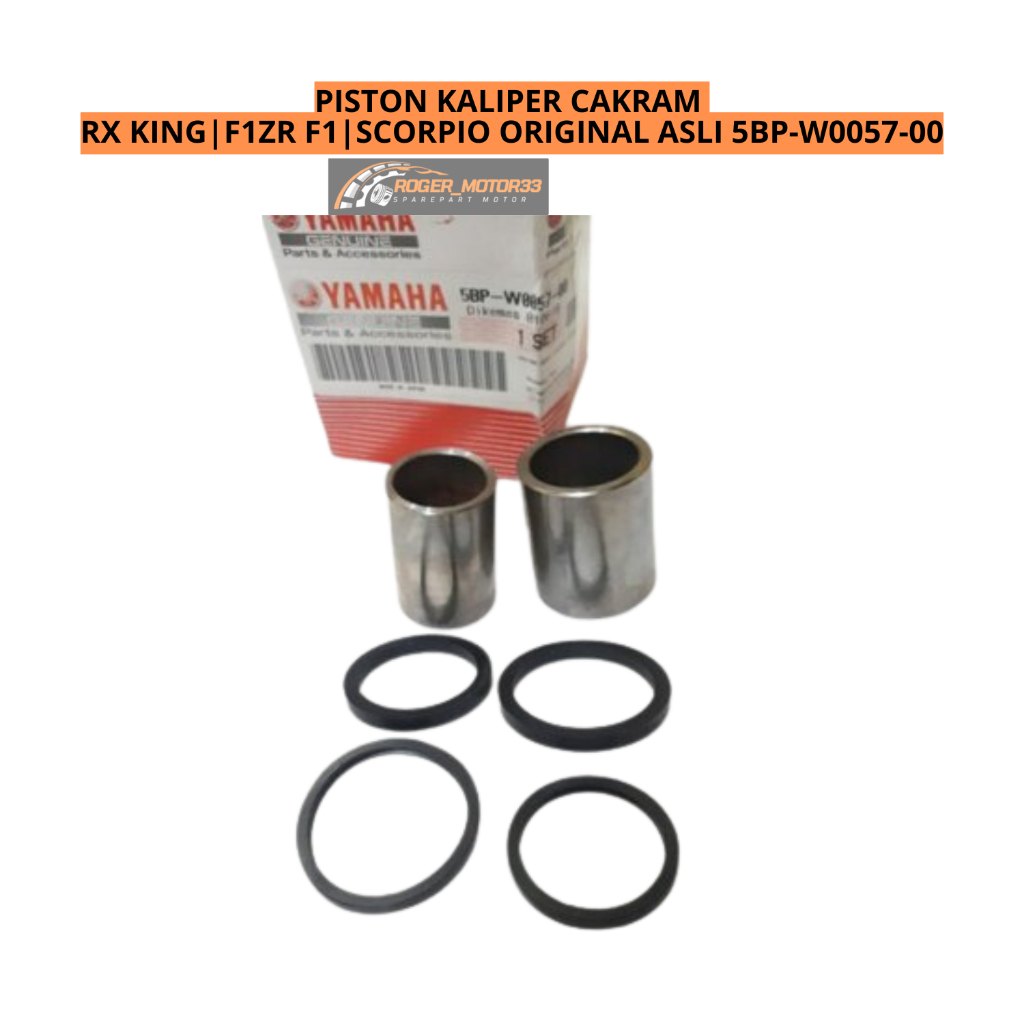 PISTON KALIPER CAKRAM RX KING F1ZR F1 SCORPIO ORIGINAL ASLI 5BP-W0057-00
