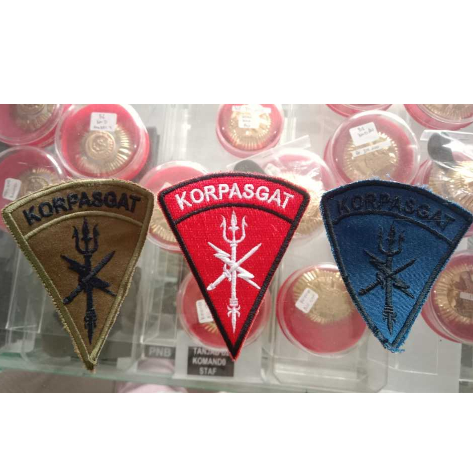 DIR ARMY - BORDIR LOGO KELAS CUSTOM - BORDIR PATCH RUBBER KOPASGAT
