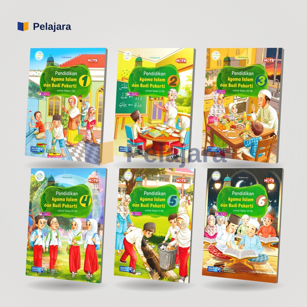 Buku Global Pendidikan Agama Islam Dan Budi Pekerti SD/MI Kelas 1-6 Deep Learning Tiga Serangkai