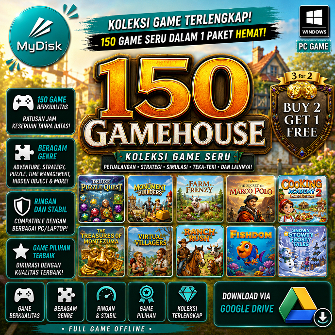 GAMEHOUSE 150 GAME | 2005 -  PC GAME