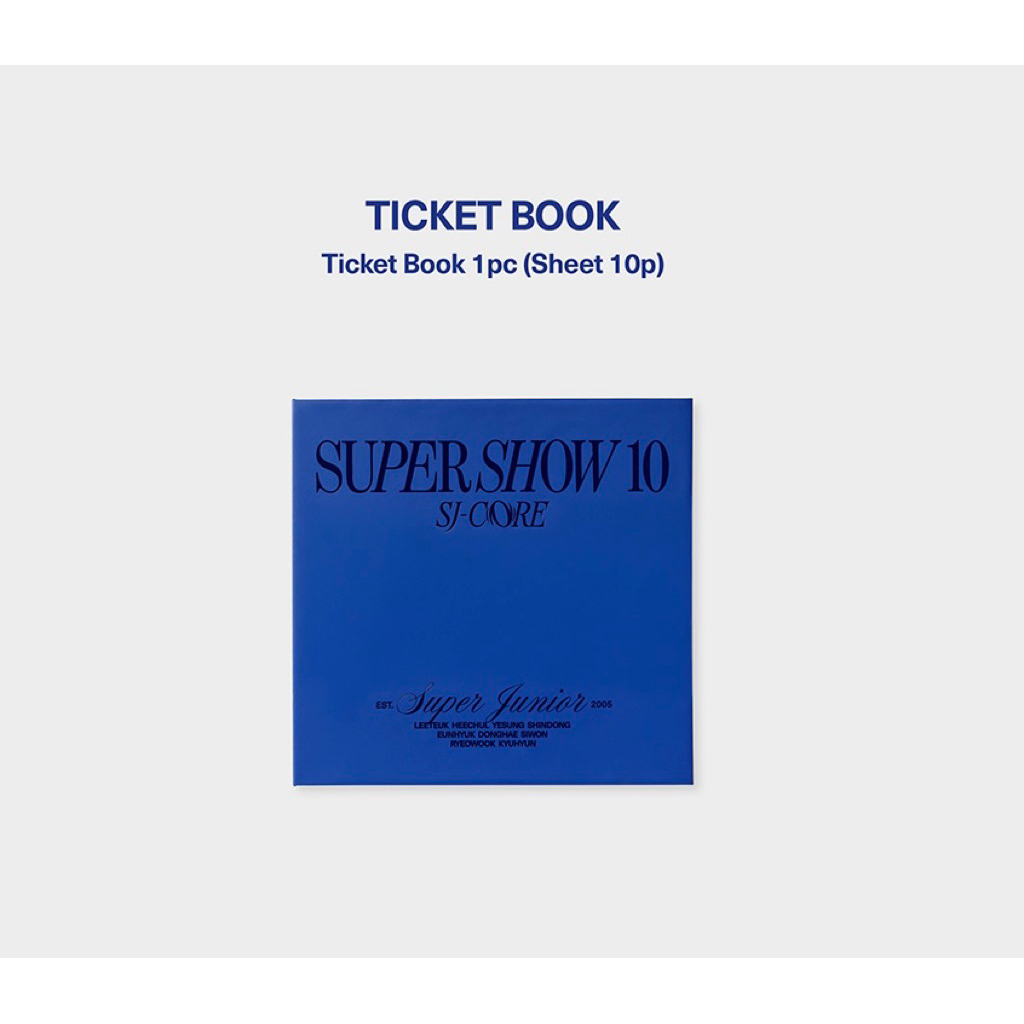 [DP PRE ORDER WAJIB BACA DESKRIPSI PRODUK] MD TICKET BOOK SUPER JUNIOR 20TH ANNIVERSARY TOUR SUPER S