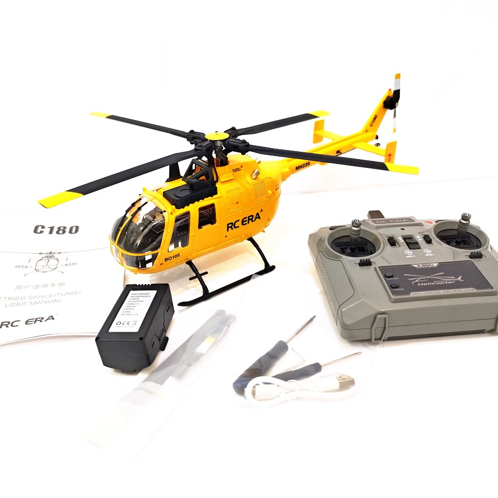 RC ERA C180 BO-105 rc helikopter brushless 6CH RTF 2.4ghz 3D flight optical flow positioning remot h