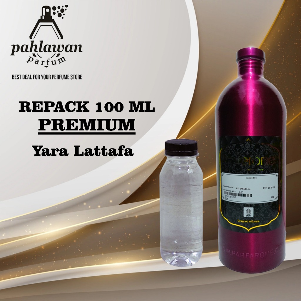 Yara Lattafa Parfarome Premium 100ML Repack Murni Bibit