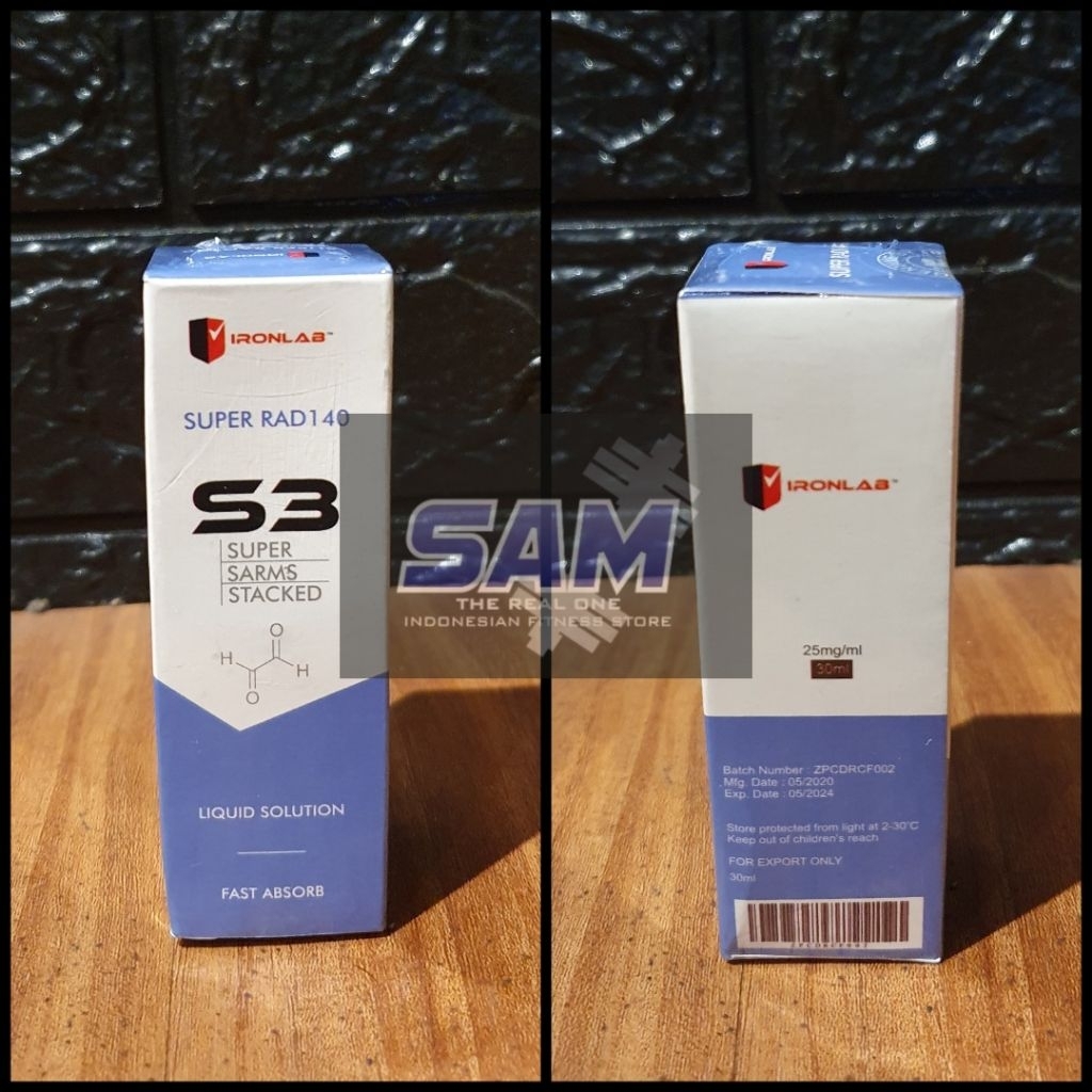 SARM IRONLABS super rad140 iron labs s3