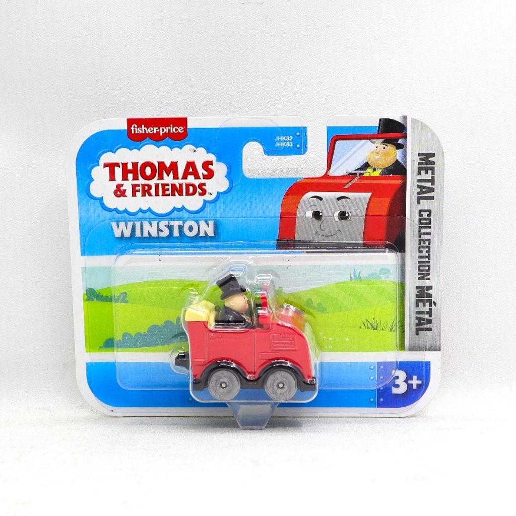Thomas and Friends Push Along Winston Metal Engine Original Fisher Price Diecast Kereta