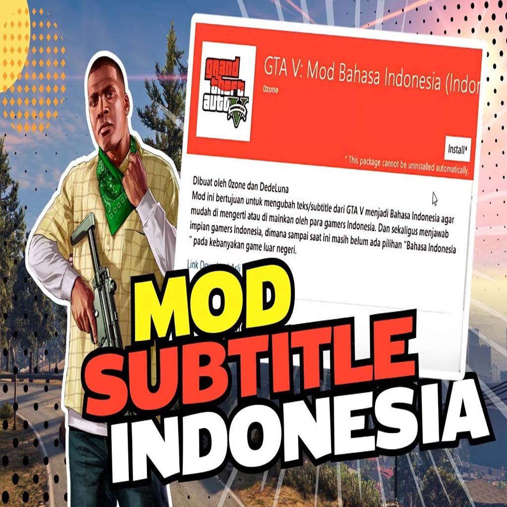 GTA 5Mod Bahasa Indonesia Rockstar Games Game PC