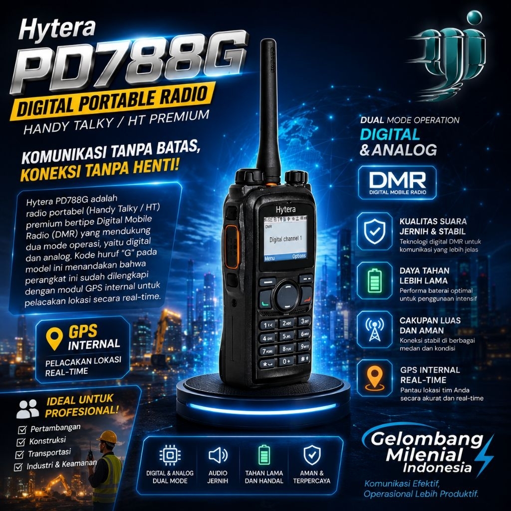 HT HYTERA PD788G PD 788G UHF DIGITAL ANALOG