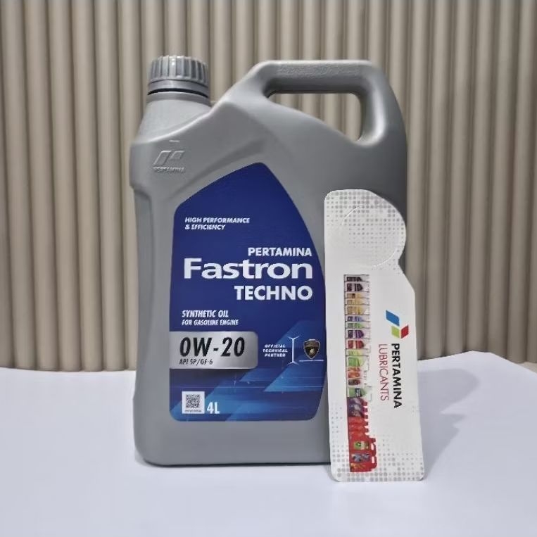 Oli Mesin Bensin / Gasoline Pertamina Fastron Techno sae0w20 SP/GF-6 Fully Synthetic Kemasan (4L) 40