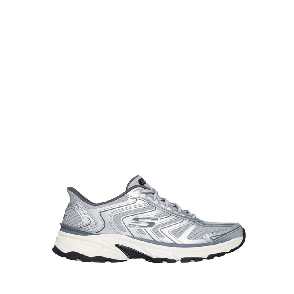 Sepatu Pria Skechers Stamina Sport Men's Sneakers Shoes - Silver Original