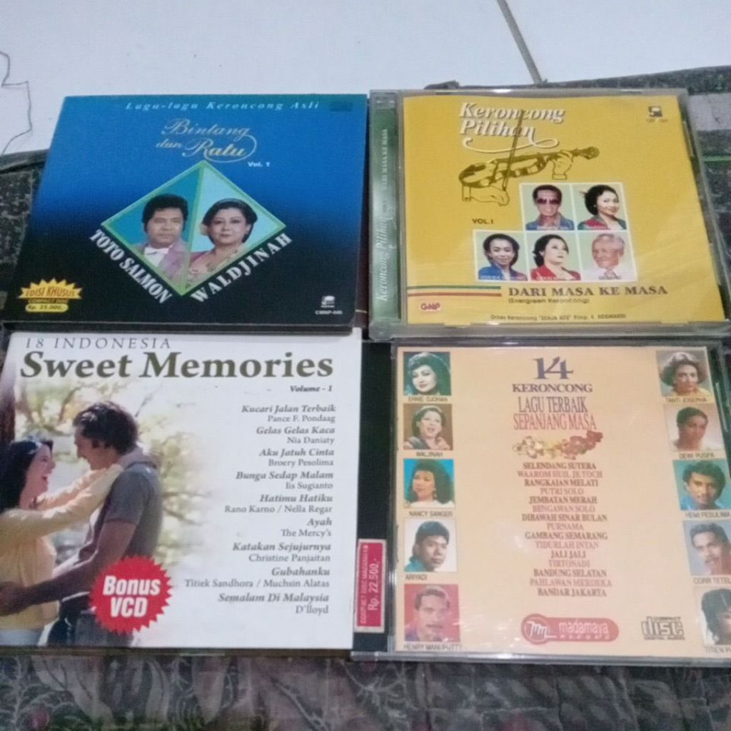 CD  COLLECTION KERONCONG DLL