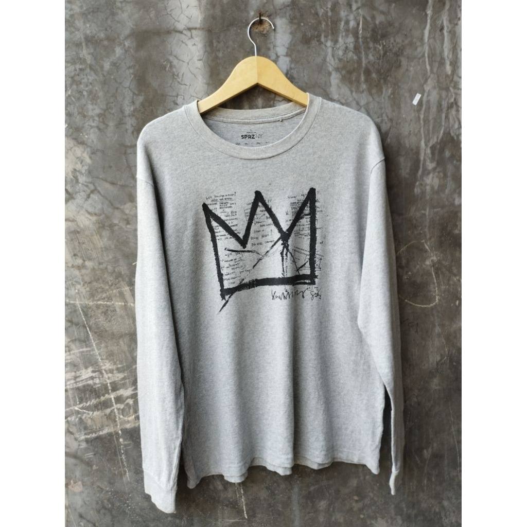 long Sleeve JMb, JMB , kaos JMb, Jean Michel Basquiat, JMB Collab, UNIQLO jmb, Hoodie jmb