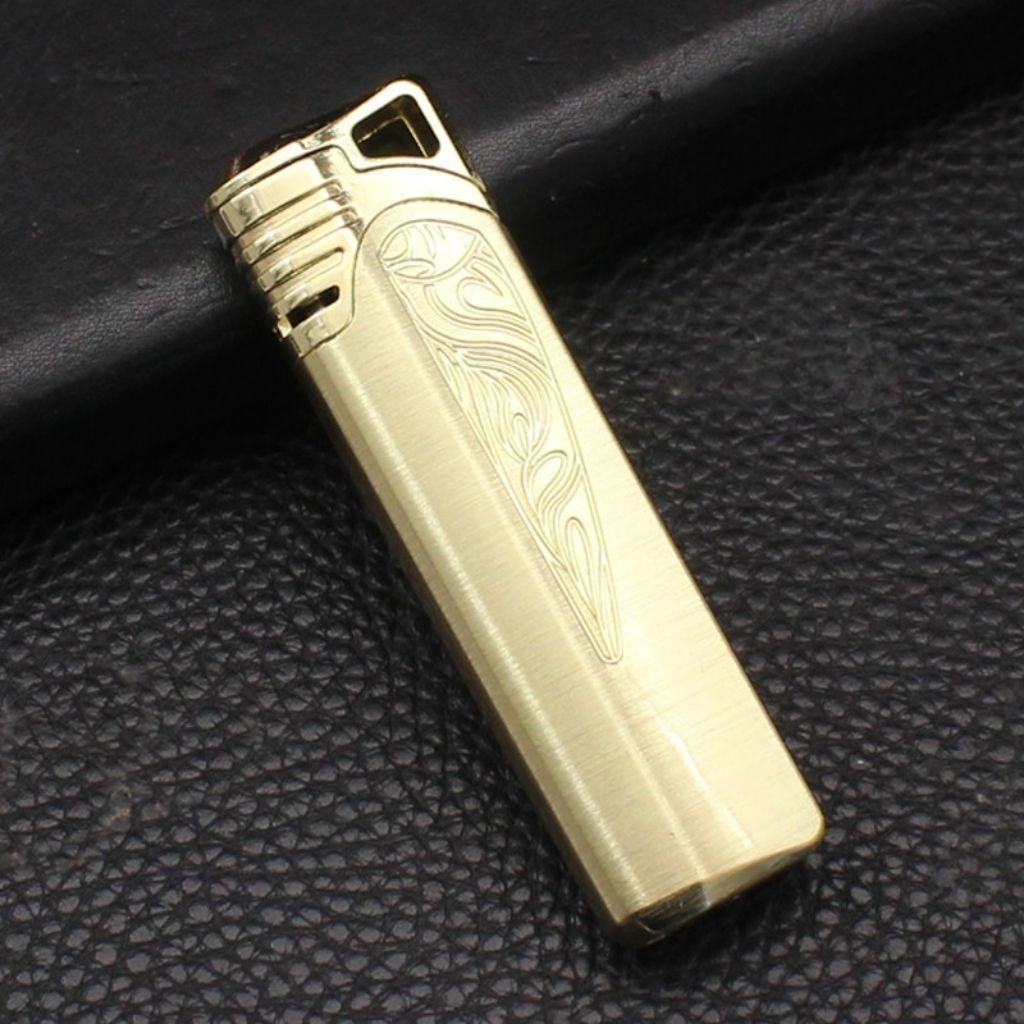 Korek Api Bara Gas Slim Korek Api Lighter Bara Api biru