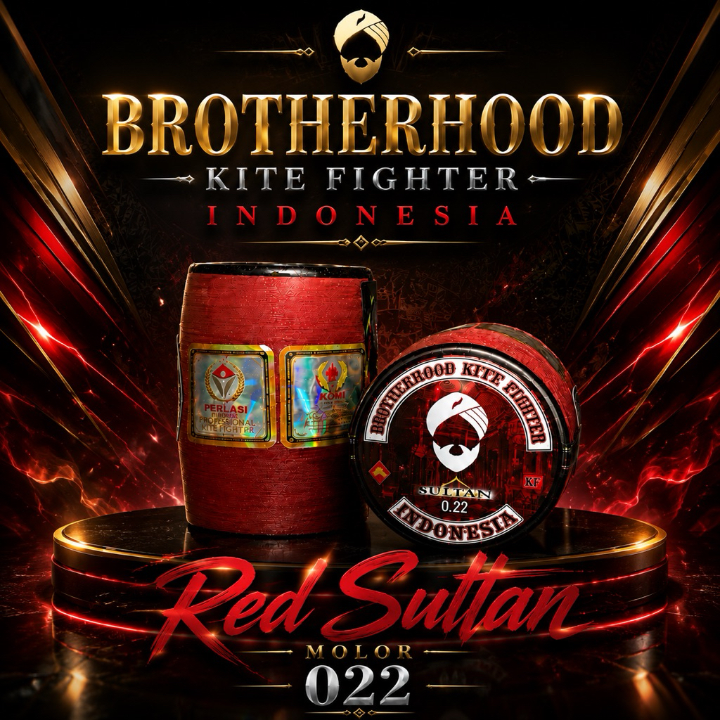 Gelasan Brotherhood Khusus Tournament RED SULTAN (MOLOR) size 022