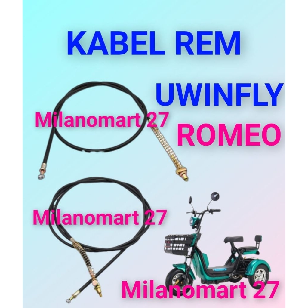 kabel rem sepeda listrik uwinfly romeo talu rem sepeda listrik uwinfly romeo