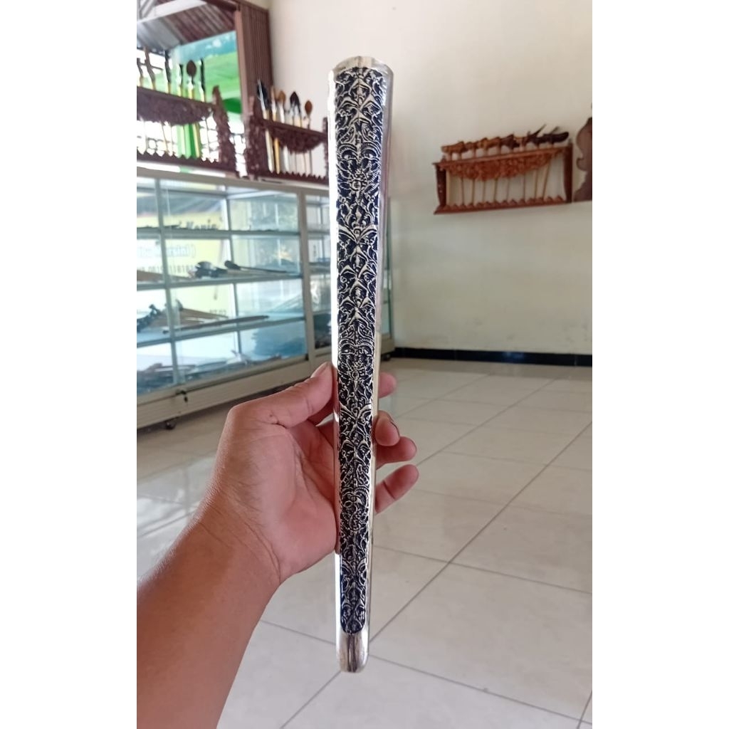 Pendok Motif Jogja Sepuh Perak , Tatahan Halus Tebal 03
