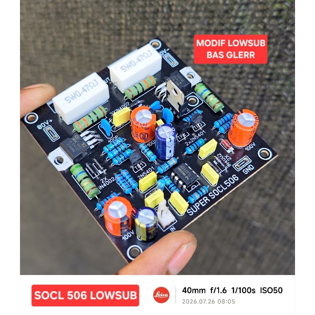 kit driver socl 506 500 watt mono