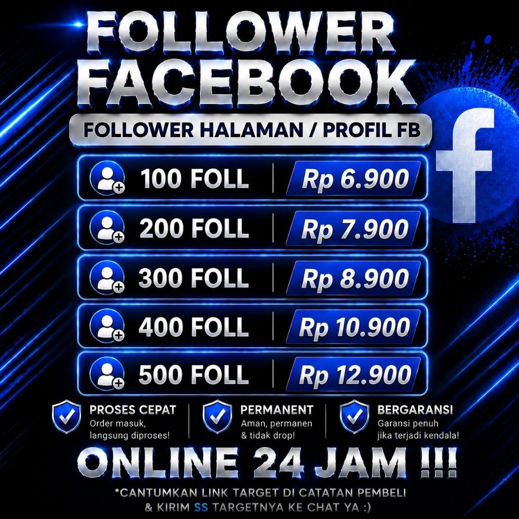 Follower Facebook Pengikut Facebook Aman Anti Spam Dan Anti Banned
