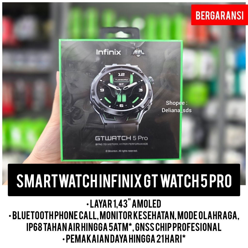Smartwatch Infinix GT Watch 5 Pro Amoled Garansi Resmi 1 Tahun Jam Tangan Infinix GT Watch 5 Pro Sma