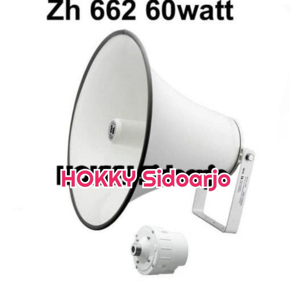Spiker Speaker Corong Horn TOA 60Watt ZH 662 T D dan ZH 662 T MD , Original Product best Quality