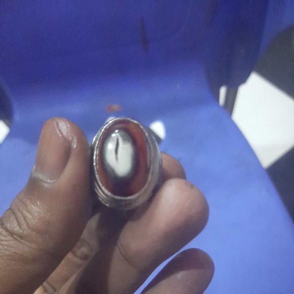 batu akik cempaka motif combong dari madura