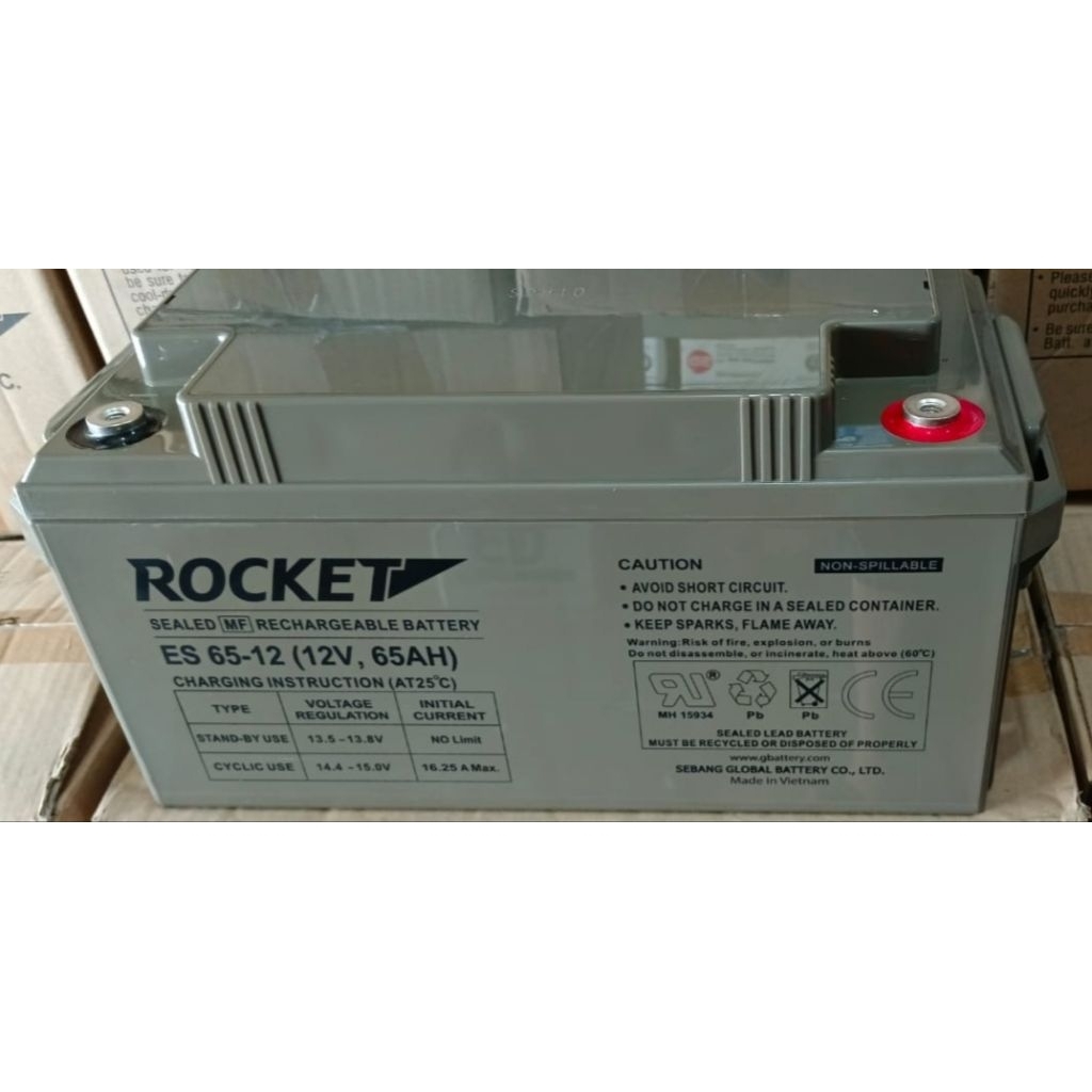 rocket vrla es 65-12 (12volt65ah)