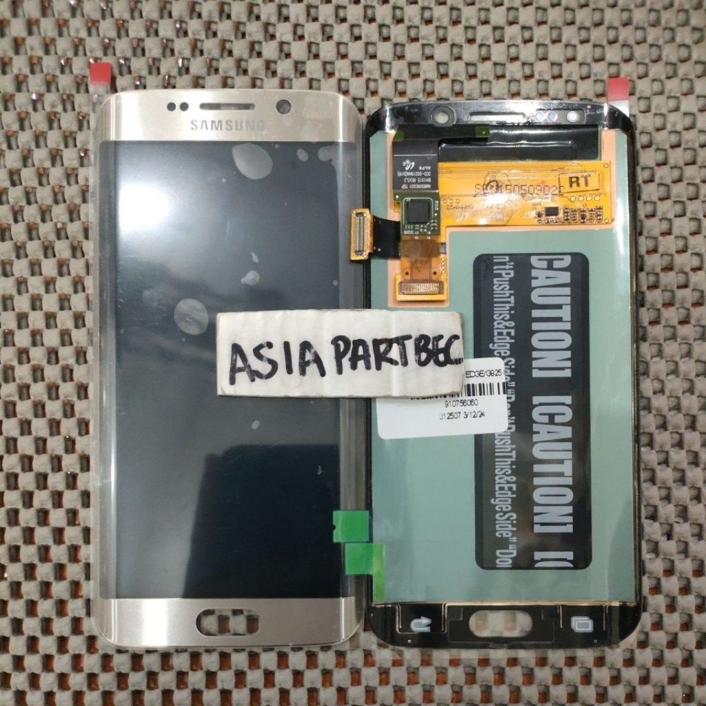 LCD SAM S6 EDGE + S6 FLAT OLED layar touchscreen