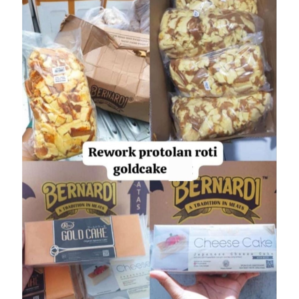 Protolan atau Irisan Roti GOLD CAKE by BERNARDI 500 GRAM (Khusus Instant aja Area Surabaya dan skita