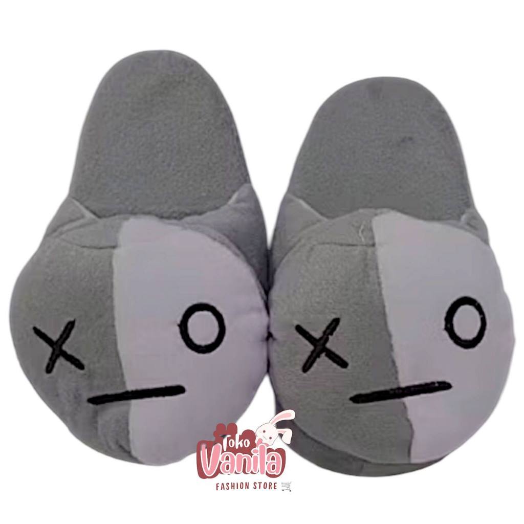 Sandal Karakter BTS BT21 Van / Sandal Rumah Kepala Boneka Van