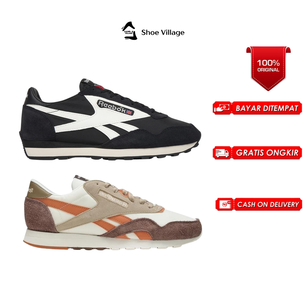 Sepatu Sneakers Reebok Aztec II Casual Original BNIB Resmi