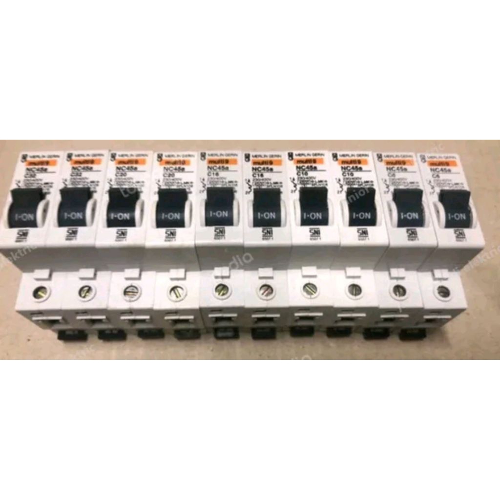 mcb MULTI merlin gerin ori 6A 10A 16A 20A 25A