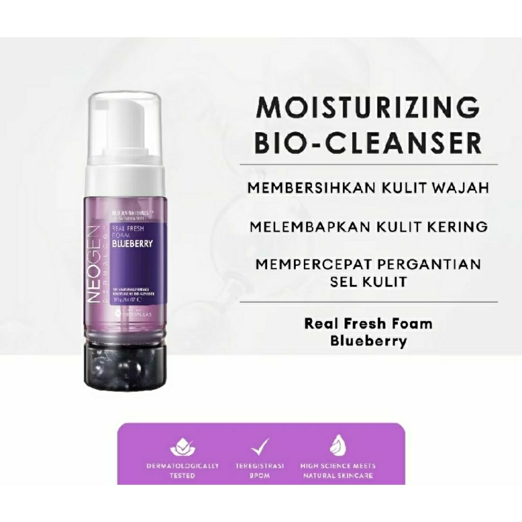 (CLEARANCE SALE) NEOGEN REAL FRESH FOAM BLUEBERRY