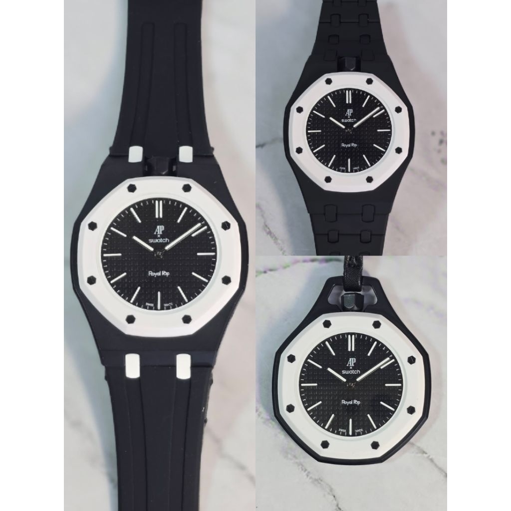 AP x Swatch Automatic Hitam