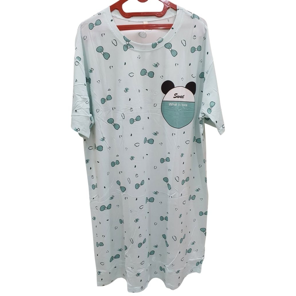 Daster Dress Korea Wanita Oversize/Daster Wanita Import Murah Jumbo
