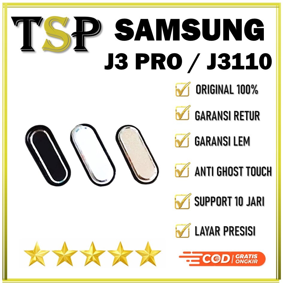 TOMBOL HOME BUTTON SAMSUNG J3 PRO / J3110 ORIGINAL 100% COMPLETE