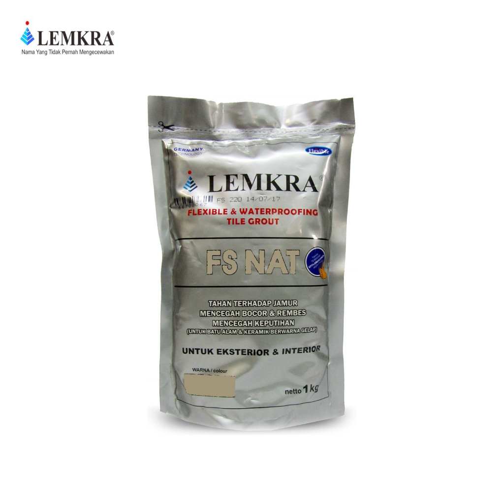 LEMKRA FS-1KG 201 ABU /LEMKRA/LEMKRA NAT PENGISI COR RONGGA NAT KERAMIK