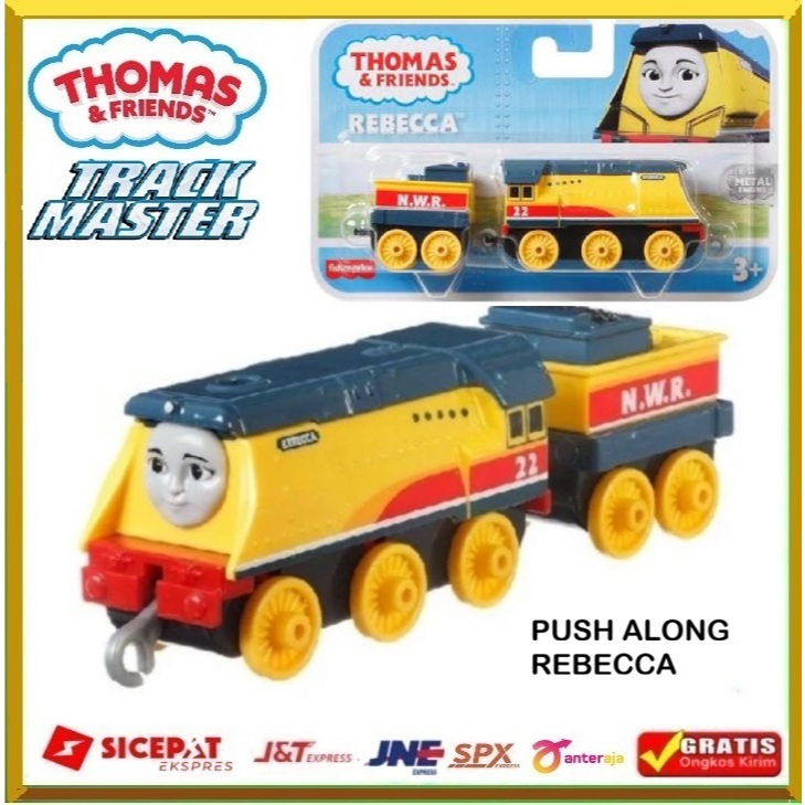 Thomas & Friends Push Along Metal Engine (Rare) - TRACK MASTER REBECCA