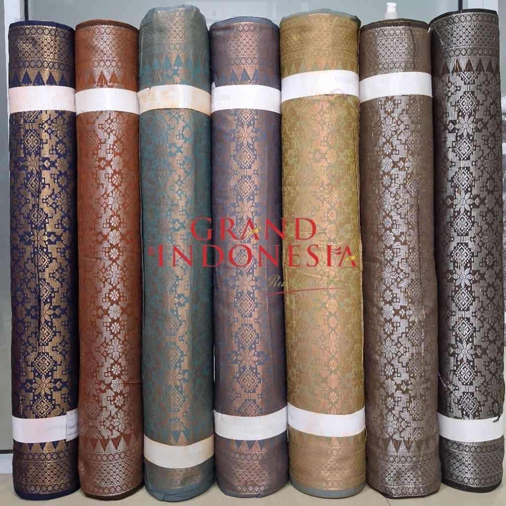 Kain Songket Meteran Semi Palembang/Songket Meteran