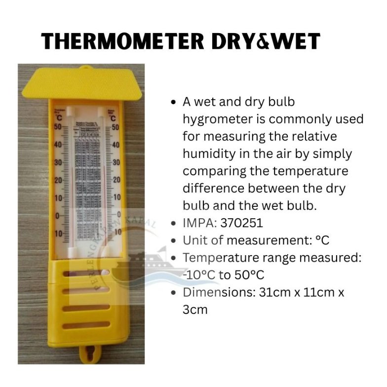 Thermometer Dry Wet Case Plastic / Wet and Dry Bulb Hygrometers