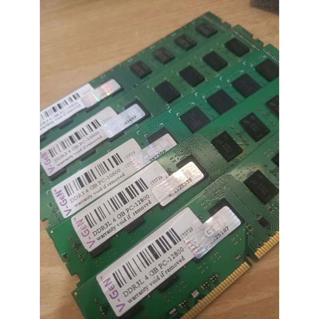 RAM PC DDR3-DDR4  2GB / 4GB / 8GB 12800U 1600MHz - VGEN / Hynix Original Tested kirimin rendom sesua