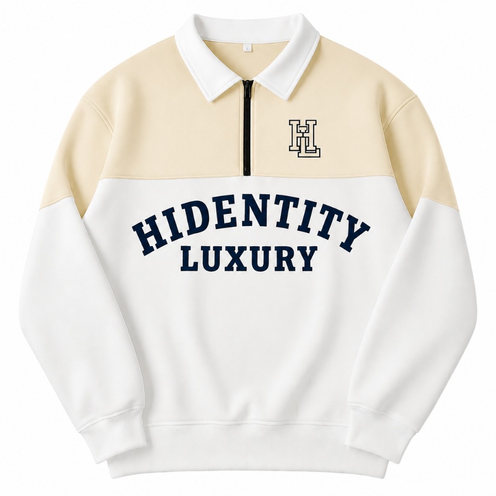 Sweater Half Zip Unisex Sweater Half Zip Fleece Premium